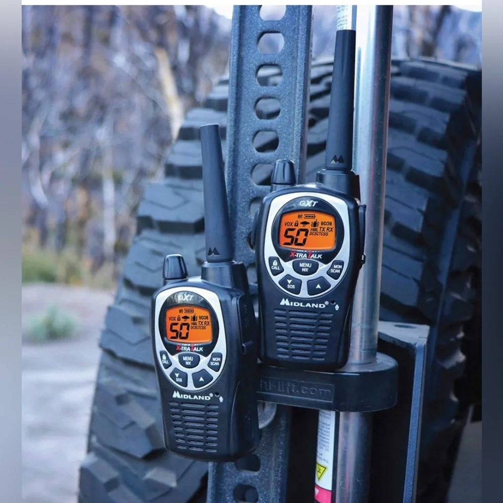 Midland GXT1000VP4 50 Channel GMRS Two-Way Radio - Up to 36 Mile - Picture 3 of 5